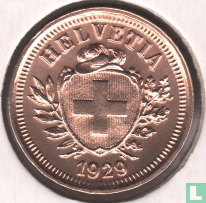 Zwitserland 1 rappen 1929 - Afbeelding 1