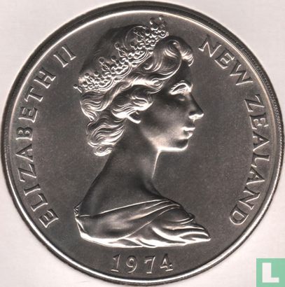 Nieuw-Zeeland 1 dollar 1974 "New Zealand Day" - Afbeelding 1
