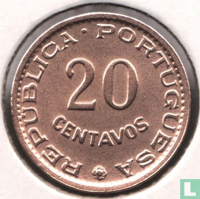 Angola 20 centavos 1962 - Image 2