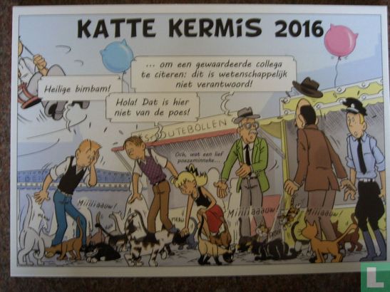 Piet Pienter en Bert Bibber op Katte Kermis 2016