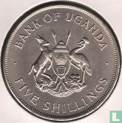 Uganda 5 shillings 1968 "F.A.O. - Coin Plan - 16th October 1968" - Image 2