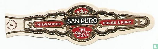 San Puro The Quality Cigar - Milwaukee - House & Kunz - Image 1