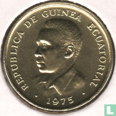 Equatoriaal-Guinea 1 ekuele 1975 - Afbeelding 1