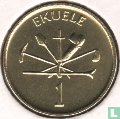 Guinée équatoriale 1 ekuele 1975 - Image 2