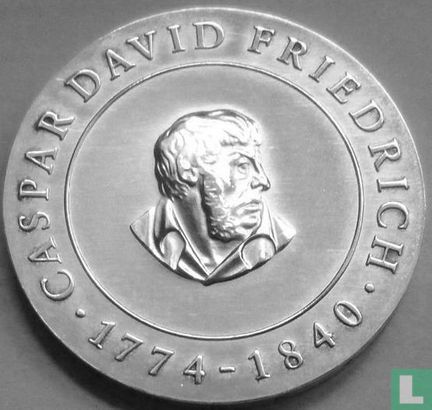 DDR 10 Mark 1974 "200th anniversary Birth of Caspar David Friedrich" - Bild 2