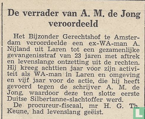 19490201 De verrader van A.M. de Jong veroordeeld