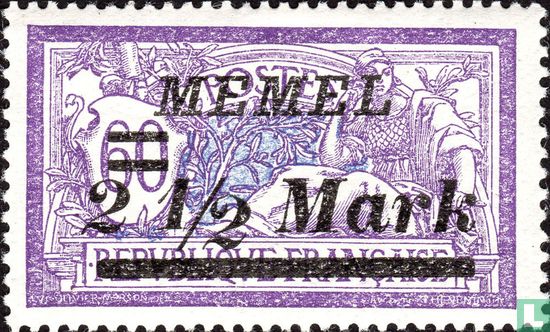 Type Merson, with overprint (III)