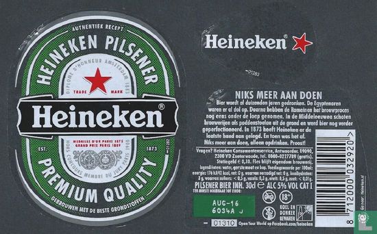 Heineken Pilsener "Niks meer aan doen"