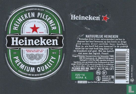 Heineken Pilsener "Natuurlijk Heineken"