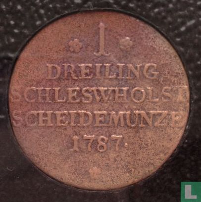 Schleswig-Holstein 1 Dreiling 1787 - Bild 1