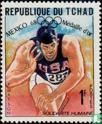 Médaille d'or Mexique 68