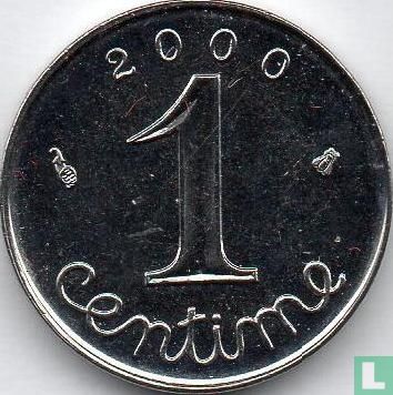 Frankrijk 1 centime 2000 (roestvast staal) - Afbeelding 1