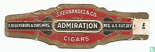 S. Fernandez & Co. Admiration Zigarren - E.Regensburg & Sons. MFRS. - Reg. Das US-Patent. Aus. - Bild 1