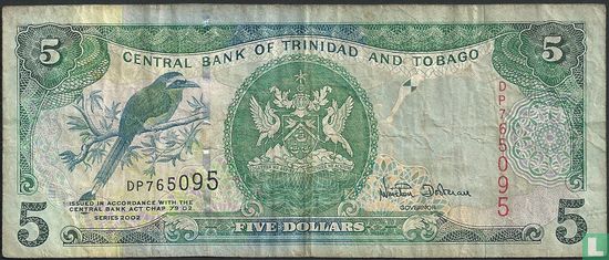 Trinidad et Tobago 5 Dollars - Image 1