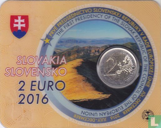 Slovaquie 2 euro 2016 (coincard) "Slovak presidency of the European Union Council" - Image 1