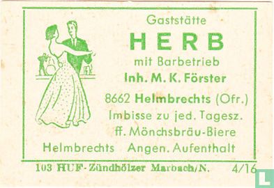 Gaststätte Herb - M.K. Förster
