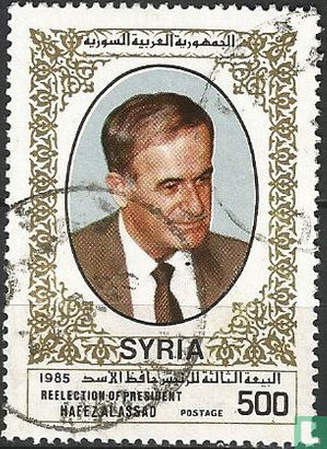 Herverkiezing President Hafez Al-Assad