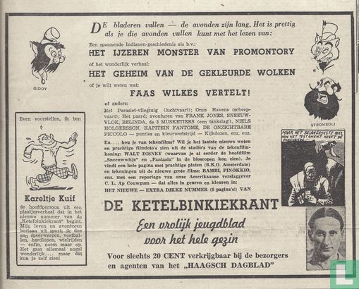 19481111 De Ketelbinkiekrant - Een vrolijk jeugdblad voor het hele gezin