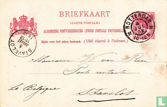 Postcard 'Wilhelmina Vürtheim'