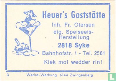 Heuer's Gaststätte - Fr. Otersen