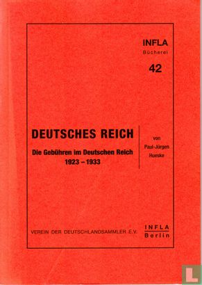 Deutsches Reich "Die Gebühren im Deutschen Reich 1923-1933" - Image 1