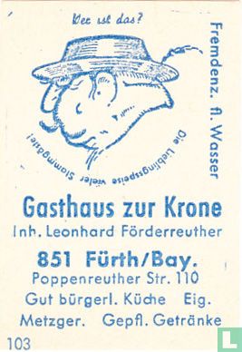 Gasthaus zur Krone - Leonard Förderreuther