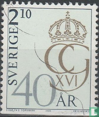 40ème anniversaire du roi Carl XVI Gustav