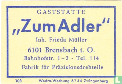 "Zum Adler" - Frieda Müller