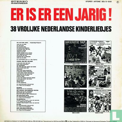 Er is er een jarig ! - 38 Vrolijke Nederlandse Kinderliedjes - Afbeelding 2