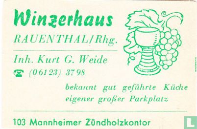 Winzezrhais - Kurt G. Weide