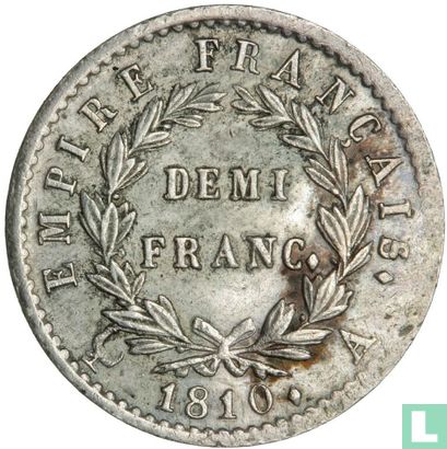 Frankrijk ½ franc 1810 (A) - Afbeelding 1