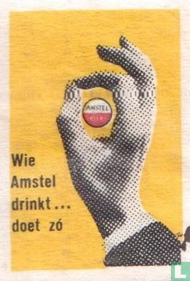 Wie Amstel drinkt... doet zo - Image 1