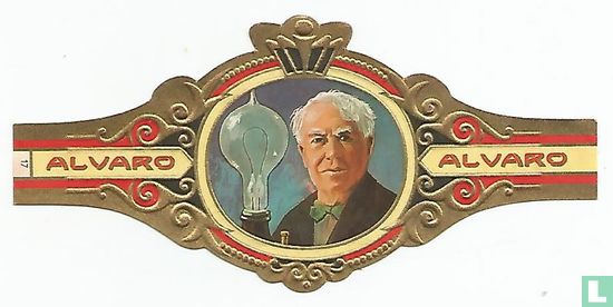 Edison con su primera lámpara eléctrica - Bild 1