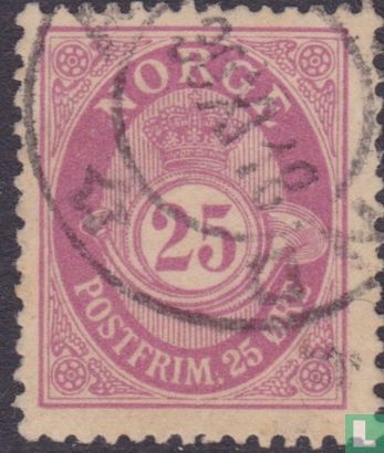 Corne postale 'NORGE' en Antiqua