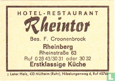 Rheintor - F. Croonenbrock