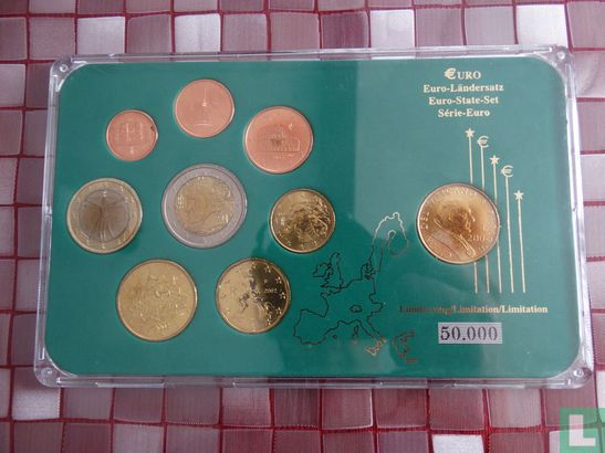 Italien Kombination Set 2002 (mit 200 lire 2001) - Bild 1