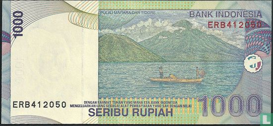 Indonesia 1,000 Rupiah 2004 - Image 2