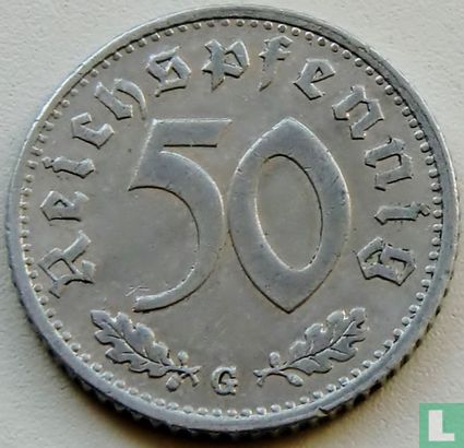 Empire allemand 50 reichspfennig 1940 (G) - Image 2