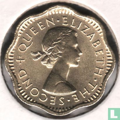 Ceylan 2 cents 1957 - Image 2