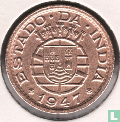 Portuguese India 1 tanga 1947 - Image 1