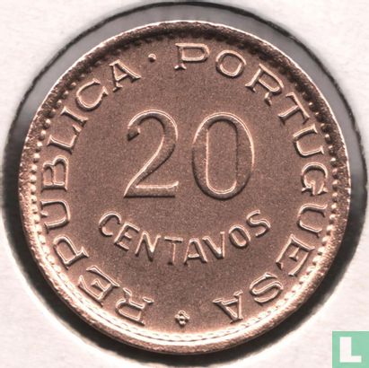 Angola 20 centavos 1948 "300th anniversary Revolution of 1648" - Afbeelding 2