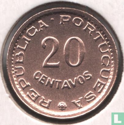 Mosambik 20 Centavo 1973 - Bild 2