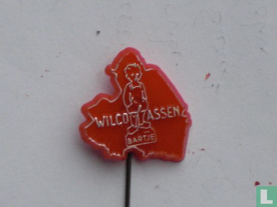 Wilco Assen Bartje [argent sur rouge] - Image 1