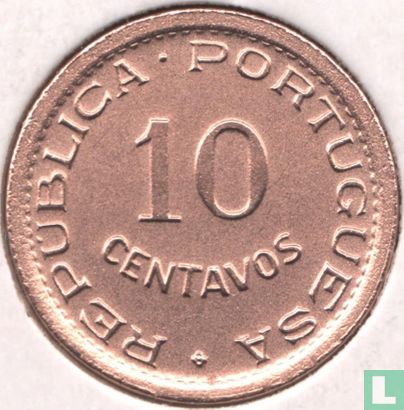 Angola 10 centavos 1949 "300th anniversary Revolution of 1648" - Image 2