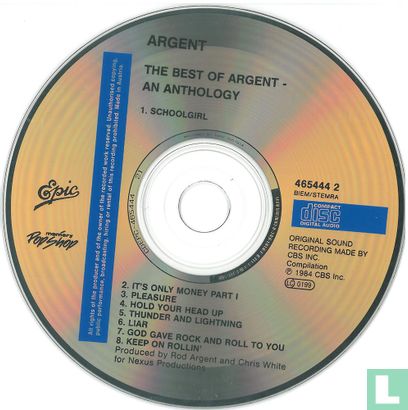 The best of Argent - An Anthology - Bild 3