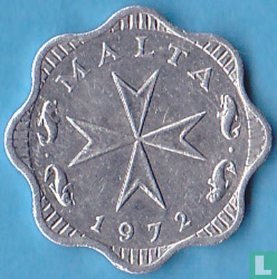 Malta 2 mils 1972 - Afbeelding 1