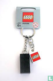 Lego 852098 Black Brick Key Chain - Image 1