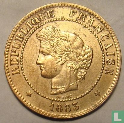 Frankrijk 5 centimes 1883 - Afbeelding 1