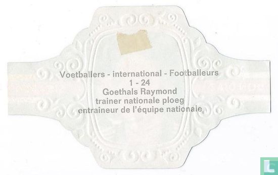 Goethals Raymond - trainer nationale ploeg - Afbeelding 2