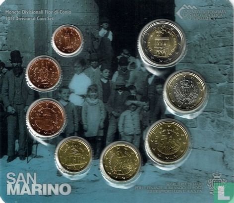San Marino mint set 2013 - Image 2